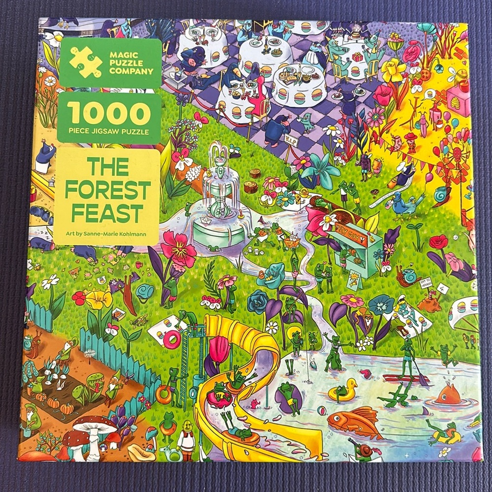 Magic Puzzle Company 1000 piece jigsaw The Forest Feast